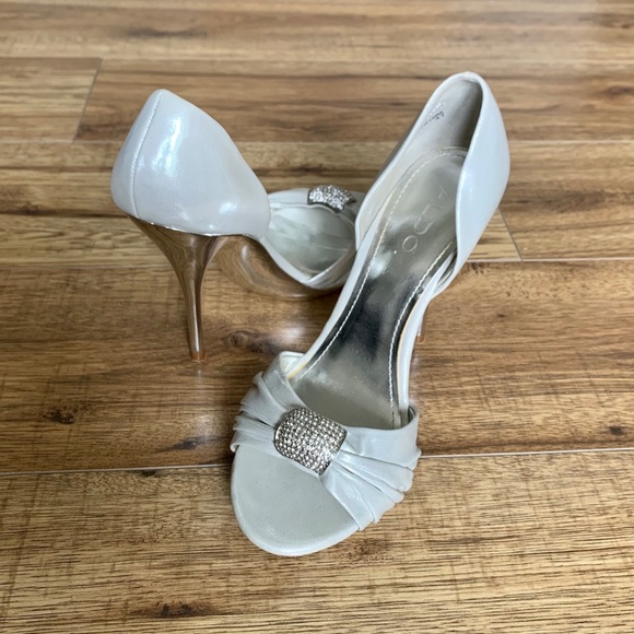 ALDO | Silver High Heels - Picture 1 of 12